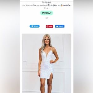 Bella and Bloom sequin Dress